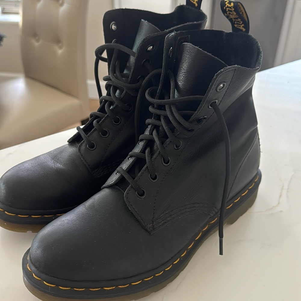 Dr. Martens Black Combat Boots